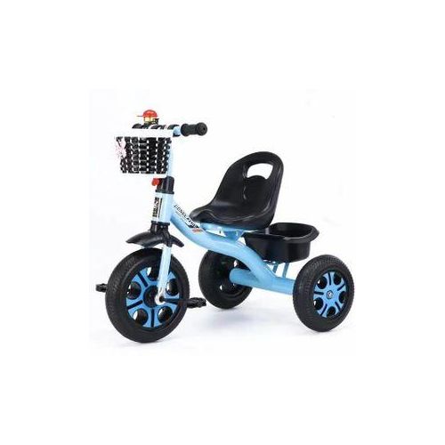 Kids Tricycle Blue With Basket 1-5 Years