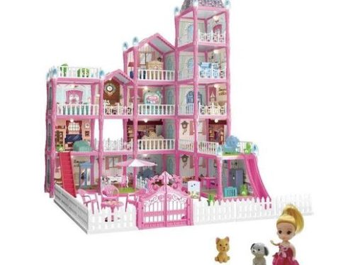 Villa Play set Doll house Games for Family and Kids