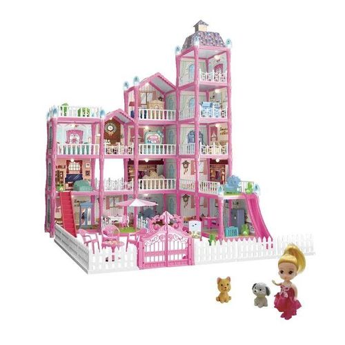 Villa Play set Doll house Games for Family and Kids