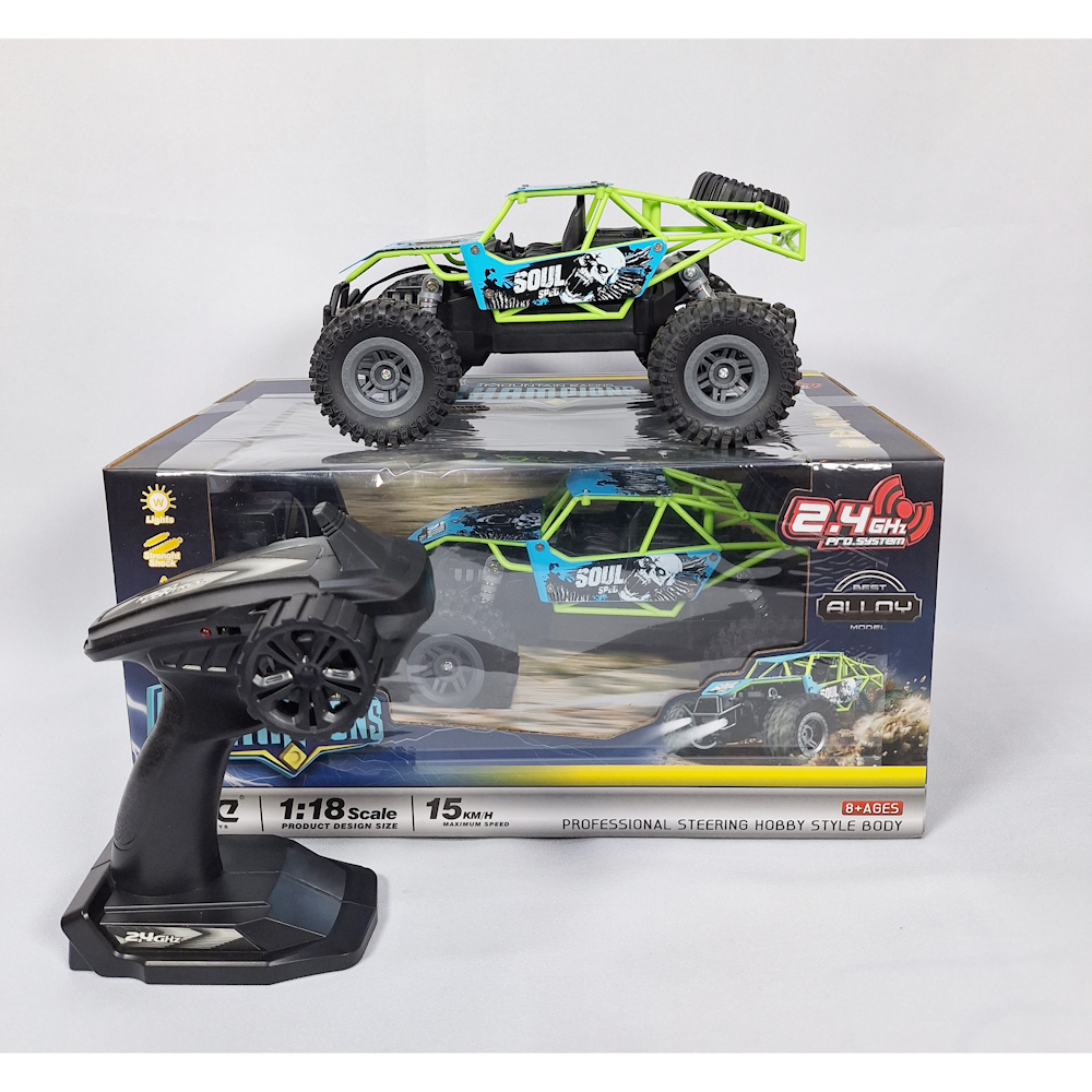 REMOTE CONTROL RECHARGEABLE 4 WHEEL MONSTER TRUCK SMALL