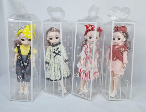 PRINCESS ASSORTED DOLL WITH  DRESS & HAIR RIBBON