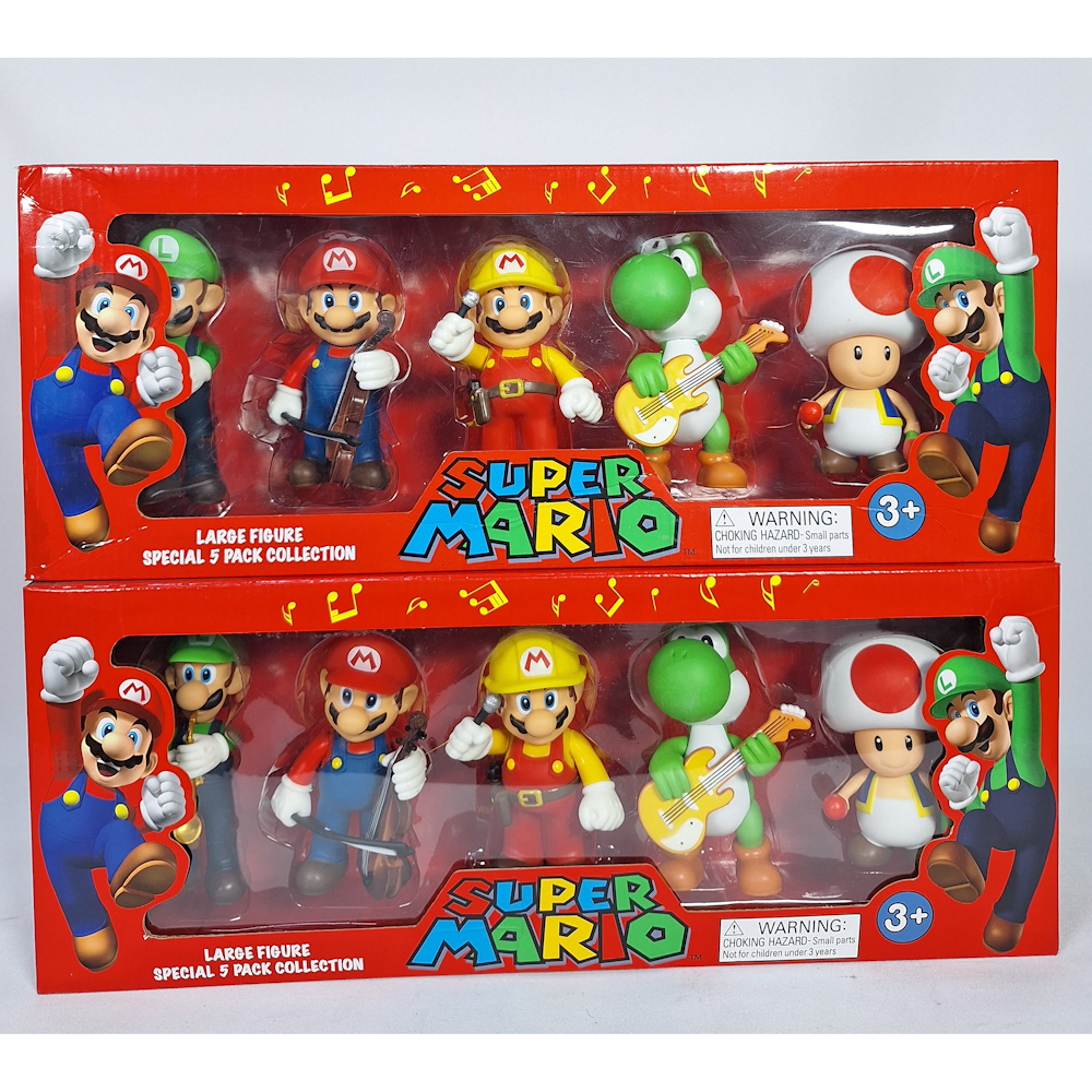 NINTENDO 6 PIECES SUPER MARIO BROTHERS SMALL  SET TOYS