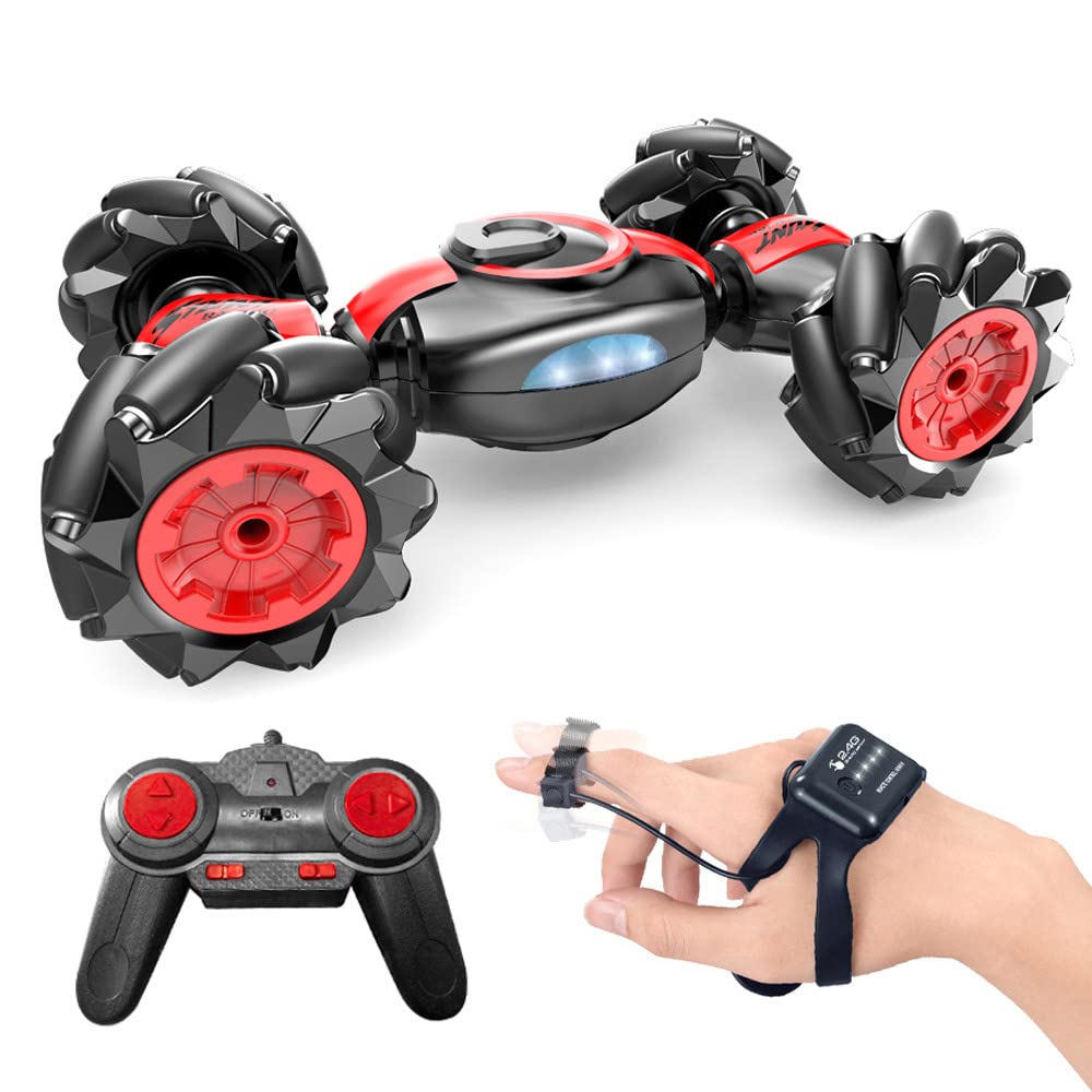 3 MODES RECHARGEABLE, REMOTE, WATCH & GESTURE  CONTROLLED  STUNT CAR PRICE