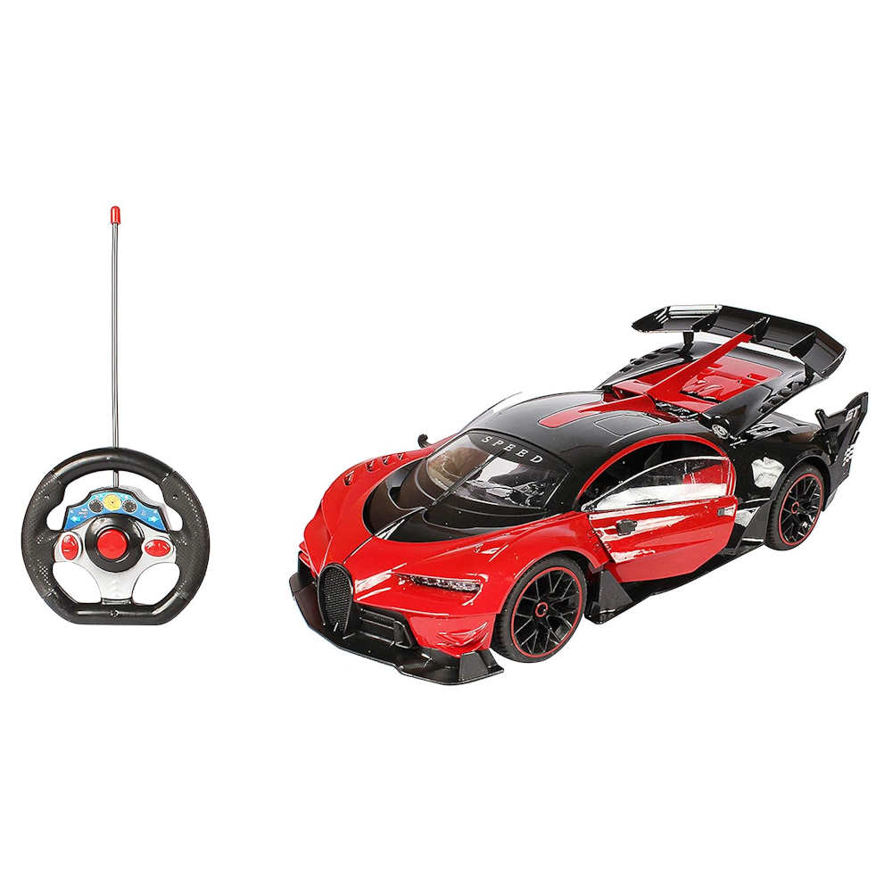 BUGATTI STYLE RC REMOTE CONTROL RECHARGEABLE CAR WITH OPENING DOORS